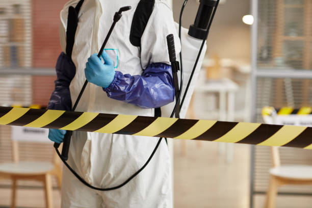 Professional Blood Cleanup technician working in Austwell, TX